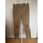 L’Agence High Rise Frayed Ankle Jeans Sahara Photo 4