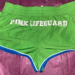 PINK - Victoria's Secret EUC-Love Pink Green running shorts with pockets and inside lining. Photo 0