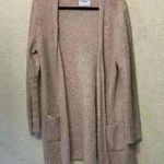 Old Navy Long Muted Pink  Cardigan sz L fall winter oversized Valentines teacher Photo 0