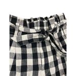 Madewell  Linen-Cotton Paperbag Shorts in Gingham Check NEW size 4 Photo 9