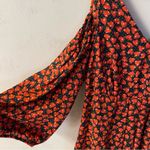 Disney  Alice Through the Looking Glass Black/Red Heart Cold-Shoulder Dress Sz M Photo 3