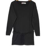 Free People  Beach Women’s Holly Black Drop Waist Long Sleeve Dress Photo 1