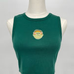 Star Wars  Yoda Crop Tank Top Juniors Small Green Photo 0