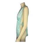 Vintage Sears Sexy Lace Open Sided Lingerie Top green & white size medium Photo 4