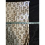 Michael Kors Scarf Reversible Infinity Ivory/Gold Metallic MK Logo Soft OS Photo 6