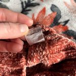 Honey Belle  Warm Rust Soft Velvet/Chenille Cardigan! Photo 5