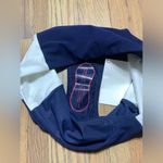 Tory Burch NWT swim suit bottoms navy blue white XL Photo 4