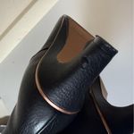 Clarks  Ellis Eden Black Leather Kitten Heel  Booties Size 7.5 Photo 7