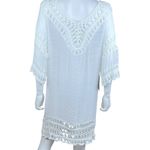 Paradise USA Crochet Swimsuit Cover Up Dress White Size undefined Photo 2