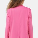 Bershka Pink Boyfriend Oversize Mom Blazer Photo 2