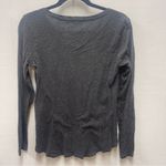 Pact  Size XS Women's Solid Charcoal Gray Long Sleeve Tee Layering Fall Basic Photo 3