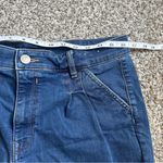 EXPRESS Blue High Waist Denim Shorts Shortie High Rise Casual Summer Comfy 12 Photo 5