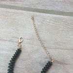 3 Piece Green Beaded Statement Necklace and Earring Set Photo 4