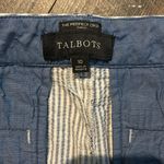 Talbots  PERFECT CROP PANTS - STRIPE‎ - CURVY FIT Size 10 Photo 4