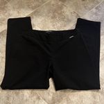 Ellen Tracy  straight leg ankle length dress pants stretchy size 6 black Photo 2