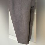 Olivaceous Taupe Faux Suede Ankle Zip Leggings Women's Sz Small Photo 5