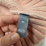 Aerie Sweater Womens X Small Pink Cable Knit Crew Neck Cotton Blend Photo 4