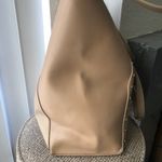 Beige LD brand handbag purse. With double short and long hand straps. Tan Photo 6