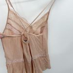 American Eagle  AEO Top Women SMALL NWT Pink Lace V-Neck Tie Back Sleeveless Photo 1