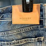 Moussy Vintage Tapered Patchwork Jeans, Size 27 Blue Photo 8