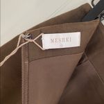 Meshki Hayes Faux Vegan Suede Midi Maxi Skirt in Chocolate Brown Size XS NWT Photo 9