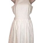 ZARA NWT  Trafaluc White Brocade Cutout Sleeveless Dress-Medium Photo 1