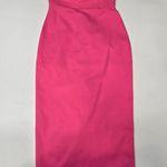 MORE TO COME Sophia Strapless Midi Dress in Pink Photo 2