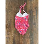 Boden USA Boden Levanzo Ruched Halter One Piece Swimsuit Size 14‎ Photo 2