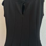 Haani Womens Black Rhinestone Round Neck Sleeveless Dress Size PS Photo 4