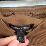 Banana Republic  Women’s Cinnamon Brown Fleece Mockneck 2 pc Sweatsuit Size Med Photo 2