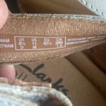 Clarks  Women's Giselle Beach White Leather Wedge Sandal, size 11 🔥 Photo 6