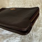 Coach Brown Double Zipper Wristlet with Card Slot Photo 4