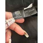 La Fata Milan New York Women's 100% Pure Wool Front Pleats Trouser Pants 8 Black Photo 4