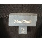 Modcloth Black Long Sleeve Lightweight Warm A-Line Sweater Dress Photo 1