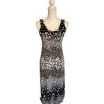 Soma Black and Cream Floral Maxi Tank Dress Size XS Photo 1