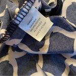 Charming Charlie ’s White and Blue Pattern Faux Wrap Dress Size Medium Photo 10