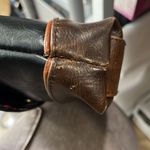 Stone Mountain  Leather Crossbody Purse Brown/Black Photo 9