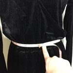 Wild Fable NWOT Black Ribbed Velvet Romper Long Sleeved New Photo 7