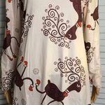 White Elk Christmas Dress Purple Size L Photo 1