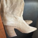 Vince Camuto  Cristen Suede Tan  Knee High Boots Photo 4