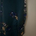 Allegra K  Yellow and White Long Sleeve Peplum Shirt Dress Photo 4