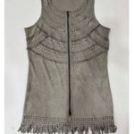 Women's ost Long Vest, Size XS, Gray Photo 0