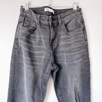 ZARA  Black Straight Leg High Rise Jean Size 4 Photo 2