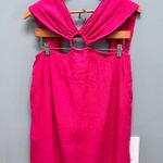 Mara Hoffman Laila halterneck midi dress in raspberry pink M Photo 7
