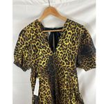 Topshop NWT  Maternity Bow Back Midi Leopard Dress Size 6 Photo 2