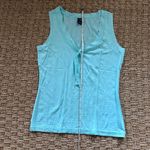 Gap women’s tank top medium  teal Photo 7