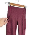 Lululemon Invigorate High Rise Tight 25" Sz 2 Heathered Mulled Wine W5CQLS Photo 3