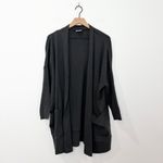 Pact  Airplane Cardigan Charcoal Heather Gray Size Medium Large Photo 2