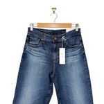 AG Adriano Goldschmied AG Saige Wide Leg Crop in Enigma Sz 26 NWT High Waist Fringe Hem Stretch Photo 2