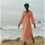 NWOT Doen Ortensia Dress in Orange Hillside Bloom Sz. M Size M Photo 1